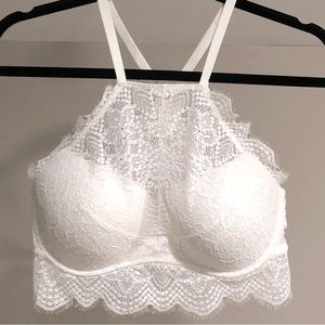 PINK Victoria’s Secret Lace Padded Racerback Bralette